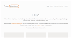 Desktop Screenshot of foyergraphics.com